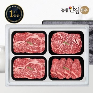농협안심한우 1++등급 한우 선물세트 구이5호 1.6kg (1개)_이미지