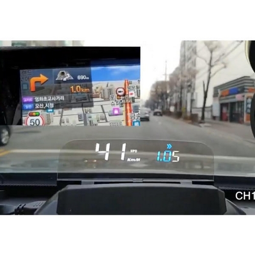 비즈카 CMT 순정 내비게이션 전용 HUD 쌍용 G4 렉스턴/스포츠/칸 전용 CH-1000SS_이미지