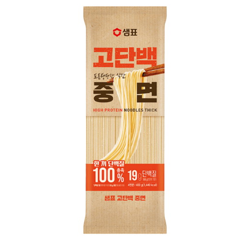 샘표식품 고단백 중면 400g이미지입니다. 누르면 해당 게시물로 새창이동합니다.