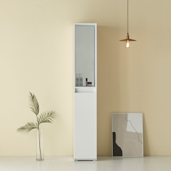 아이앤  엘리시아 거울형 틈새 수납장 300