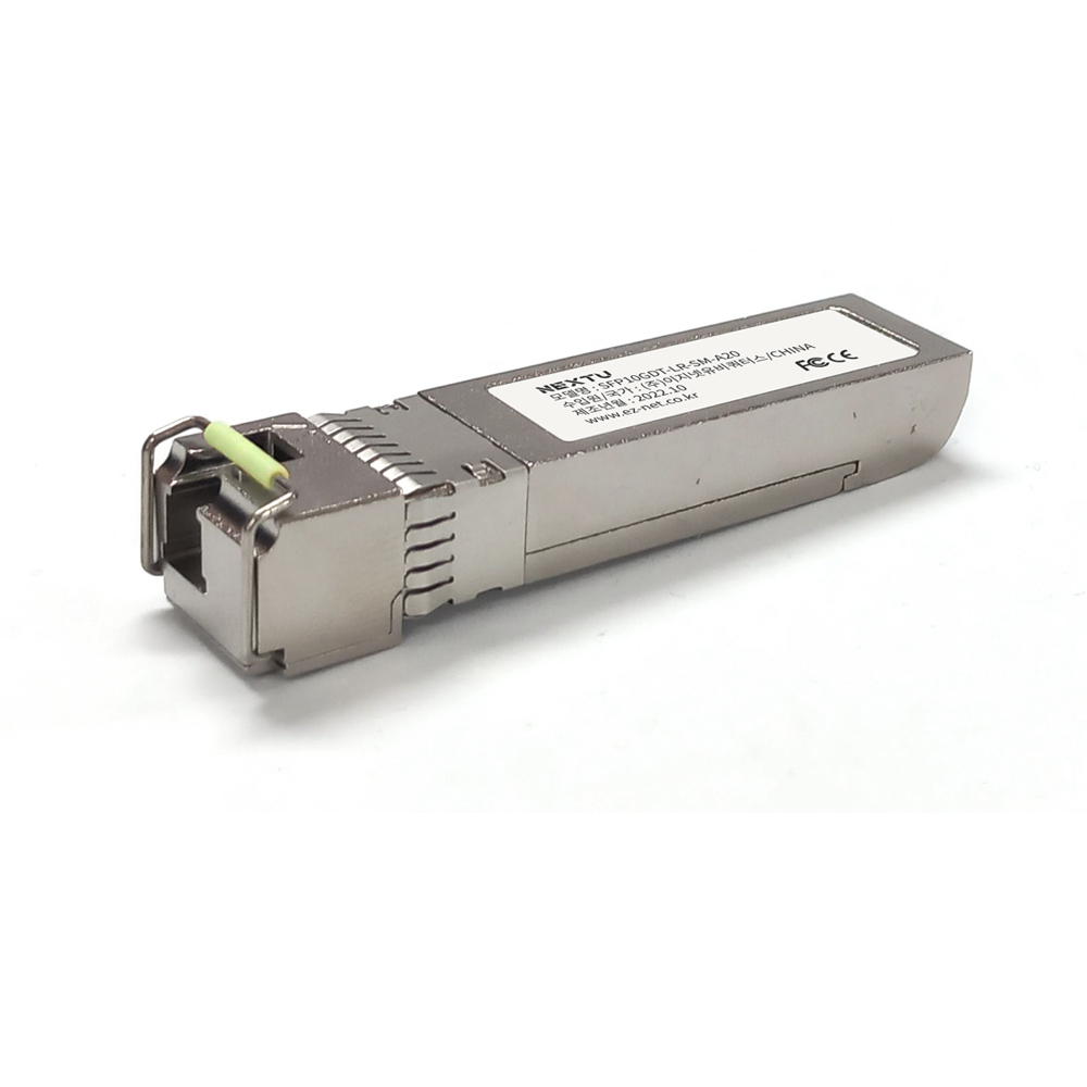 이지넷유비쿼터스 NEXTU SFP10GDT-LR-SM-A20 광모듈이미지입니다. 누르면 해당 게시물로 새창이동합니다.