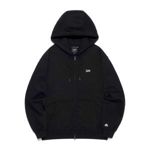 LEE 스몰 트위치로고 후드집업 블랙 LE2503HZ01BK
