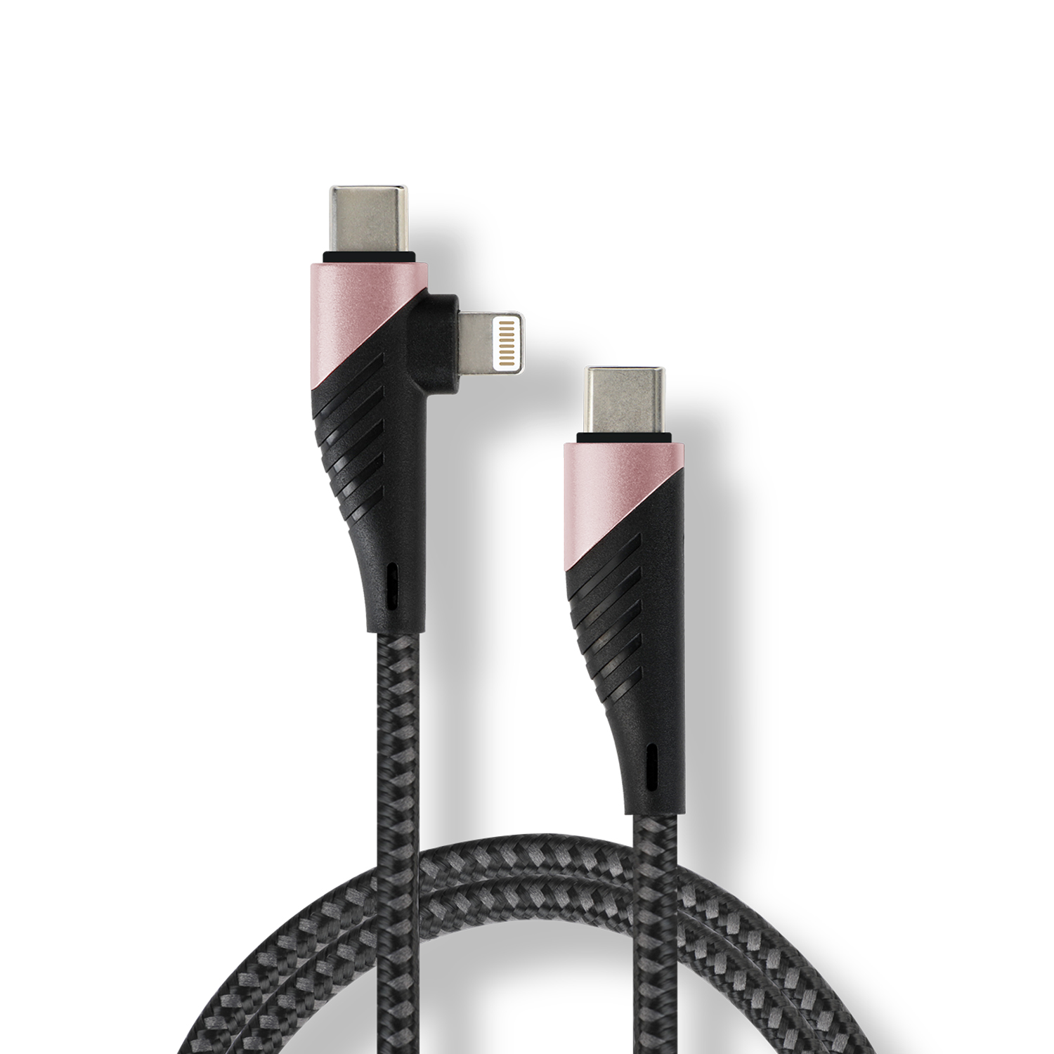 COX PD 65W 2in1 C to C&8pin 케이블 CWD1.2 (1.2m)_이미지