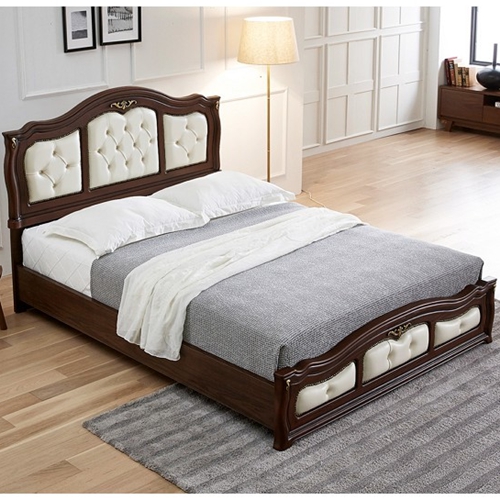 동서가구 사나 빈티지 엔틱 침대 Q (양면본넬스프링)