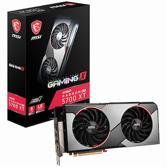 MSI <b>라데온</b> <b>RX</b> <b>5700</b> <b>XT</b> 게이밍 X D6 8GB 트윈프로져7