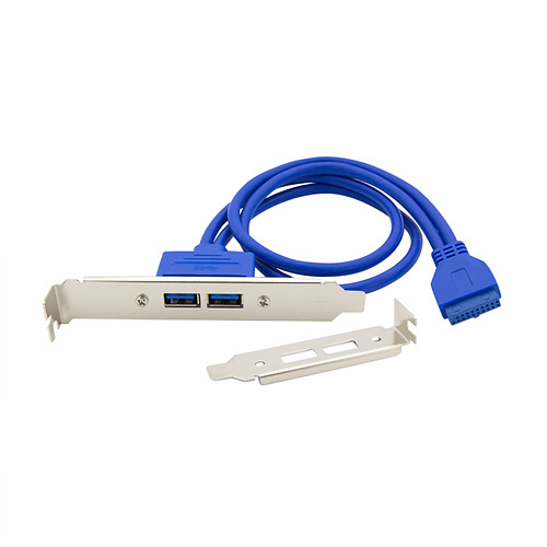 탑라인에이치디 솔탑 SOLTOP-2154 20핀 to USB 3.0 2포트 확장 브라켓_이미지