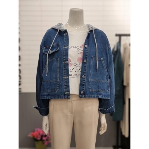DP01 줄후디 데님자켓 대동 AY04JK33S