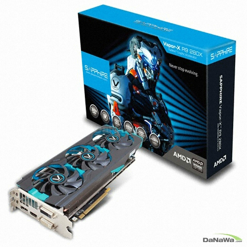 SAPPHIRE 라데온 R9 280X Vapor-X OC D5 3GB Tri-X_이미지