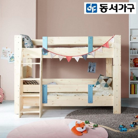 동서가구 메이비 원목 분리형 2층침대 (매트별도)_이미지