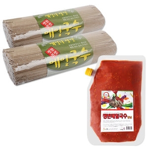   메밀국수(850gx2개) + 쟁반메밀국수양념 1.2kg 상품이미지