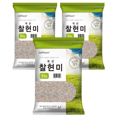 대구농산 건강한밥상 국산 찰현미 (5kg,3개)_이미지