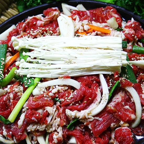 미트아울렛 양념 소불고기 1kg (1개)_이미지