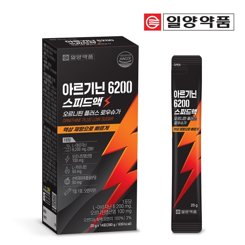  일양약품 아르기닌 6200 스피드액 14포 [1개]