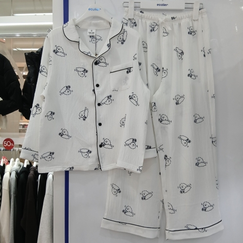 모다부평댕댕이 소프트 파자마 세트/26OP751WT_BP