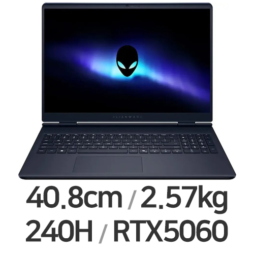 DELL 에일리언웨어 16 Aurora DAC16250-WH04KR 32GB램 (SSD 4TB)_이미지