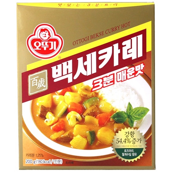 오뚜기 3분 백세카레 매운맛 200g (5개)_이미지