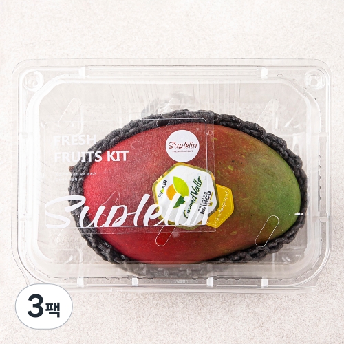 주식회사 에이통상 수플린 브라질산 애플망고 1과 460g (3개)