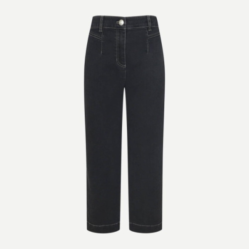 다트 포인트 일자핏 데님 팬츠 블랙 CNEMDP002BK