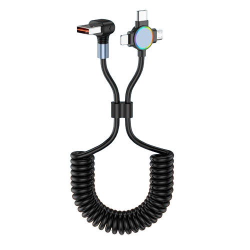 100W 3in1 ㄱ자형 스프링 케이블