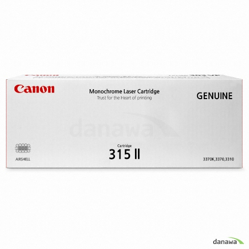 Canon 정품 CRG-315 II BK 검정_이미지