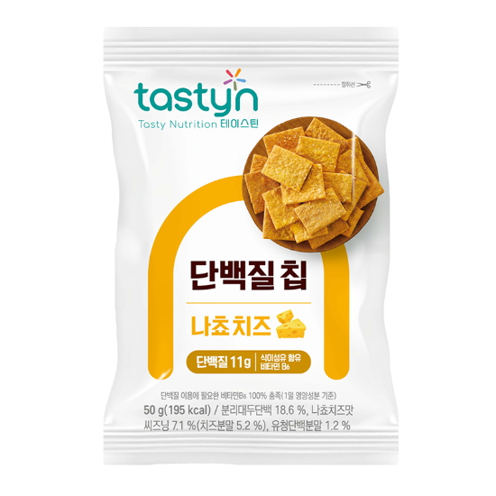 종근당건강 테이스틴 단백질칩 나쵸치즈 50g (5개)_이미지