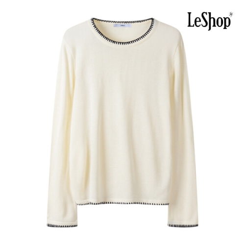 르샵 포인트 스티치 니트 BQ2KP008A_이미지