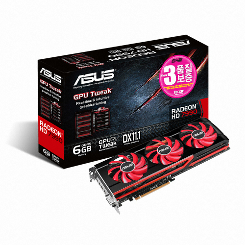 ASUS �󵥿� HD 7990 D5 6GB STCOM