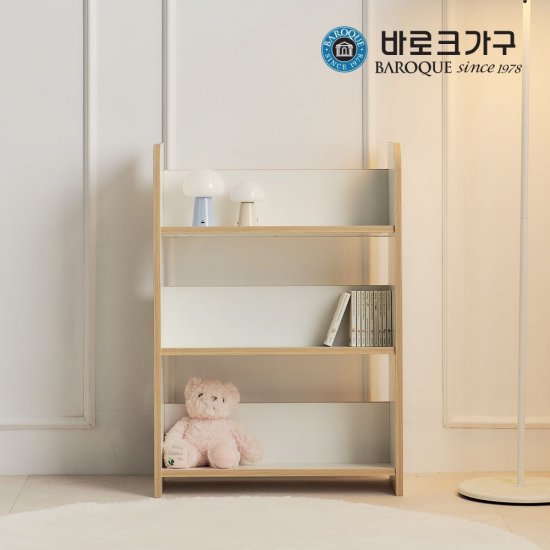 바로크가구 오픈 선반 3단 책장 600