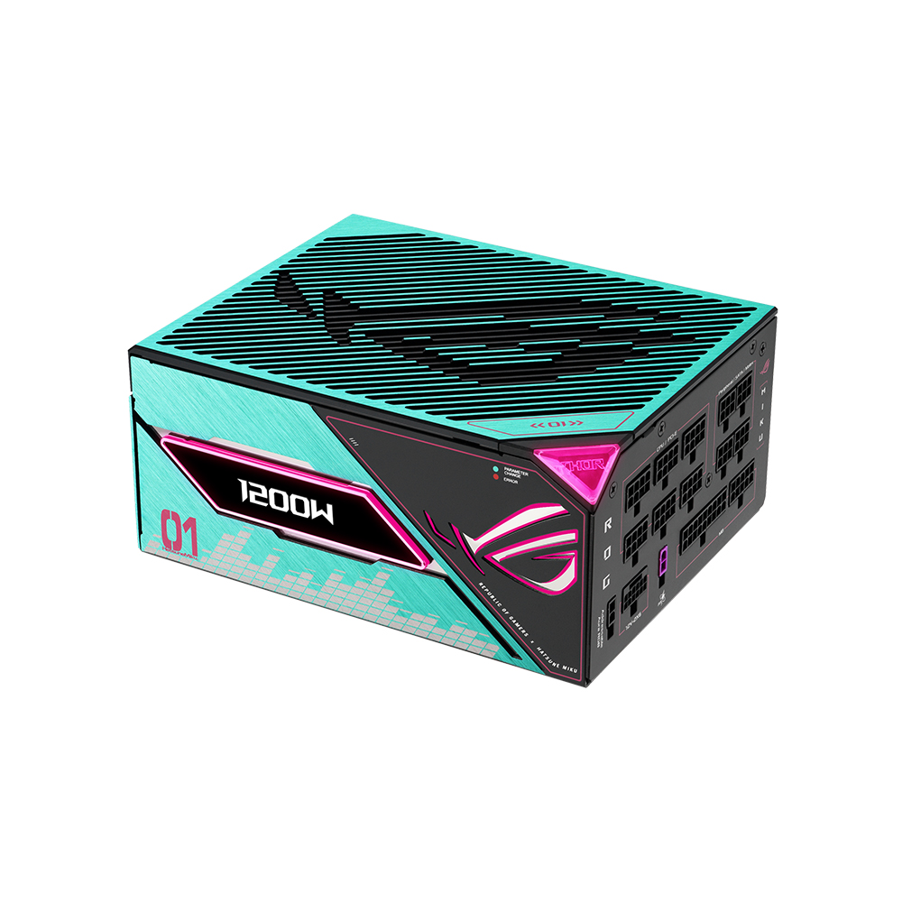 ASUS ROG THOR 1200W 80PLUS플래티넘 III 하츠네 미쿠 에디션 대원씨티에스_이미지