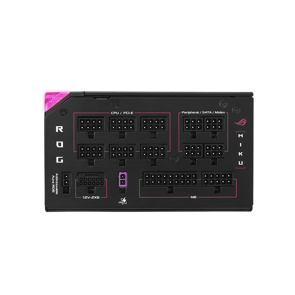 ASUS ROG THOR 1200W 80PLUS플래티넘 III 하츠네 미쿠 에디션 대원씨티에스_이미지