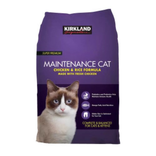 커클랜드 시그니처 슈퍼프리미엄 메인테넌스 캣 치킨앤라이스 11.34kg (1개)_이미지