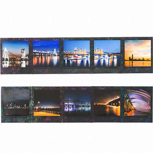 후지필름 INSTAX 스퀘어필름 스타 일루미네이션 1팩 (10매)_이미지