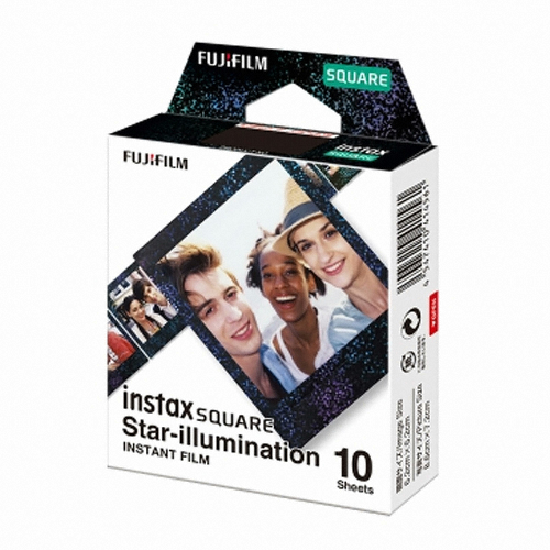 후지필름 INSTAX 스퀘어필름 스타 일루미네이션 1팩 (10매)