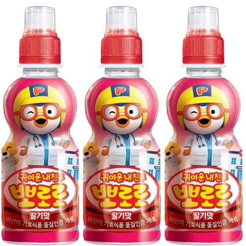 팔도 뽀로로 딸기맛 235ml (9개)_이미지
