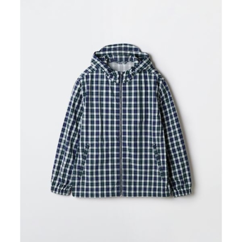 스파오 체크 후드 윈드브레이커 SPJJG23CY2