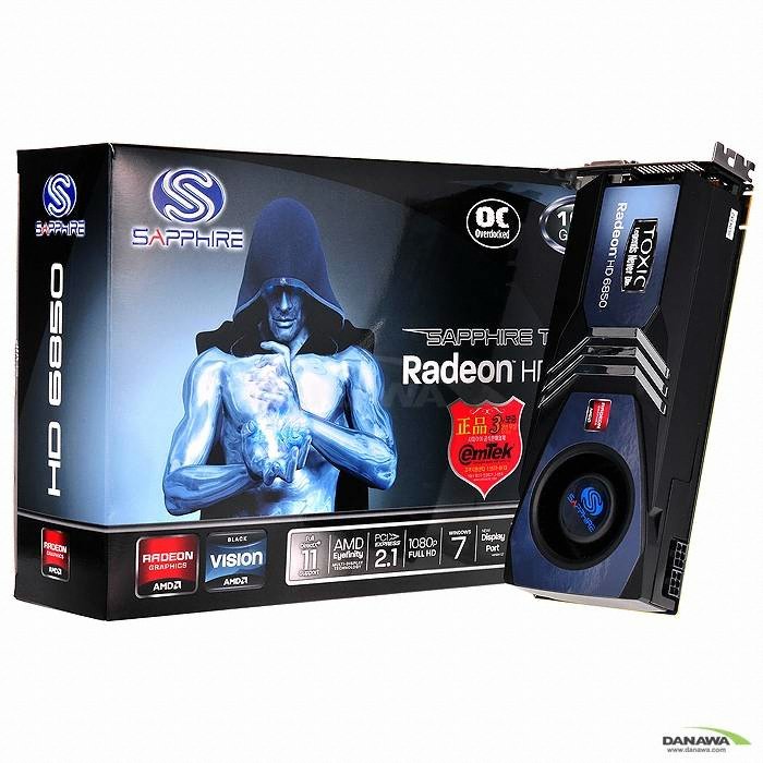 SAPPHIRE �󵥿� HD 6850 TOXIC O.C D5 1GB