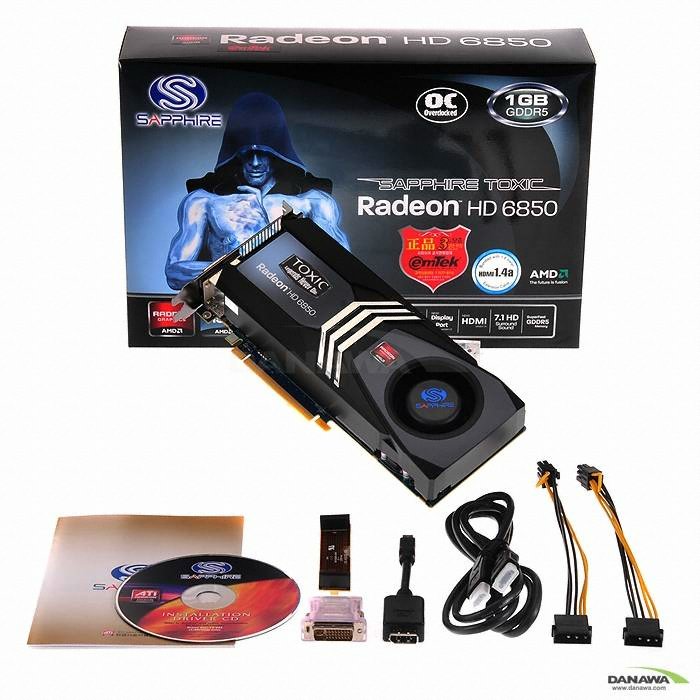 SAPPHIRE 라데온 HD 6850 TOXIC O.C D5 1GB_이미지