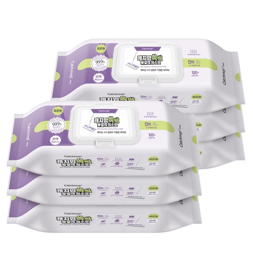 캐치맙 쓱싹 물걸레청소포 표준형 30매 6p 1세트_이미지