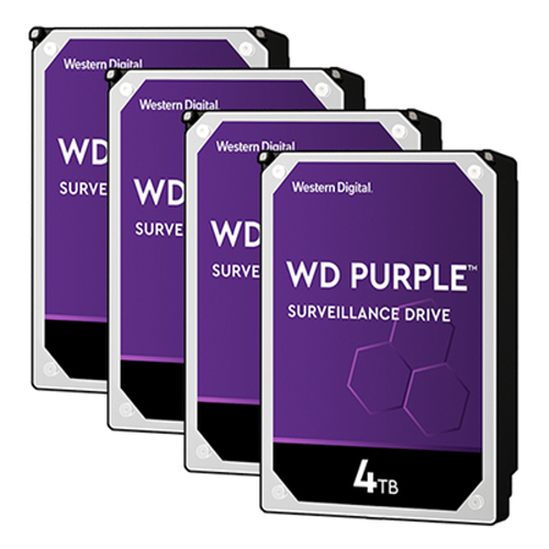 Western Digital WD Purple 패키지 5400/64M WD40PURZ (4x4TB)_이미지