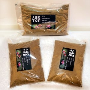 이삭 수생흙 약 2L 1+1+1 수생상토 수련분갈이 연꽃기르기