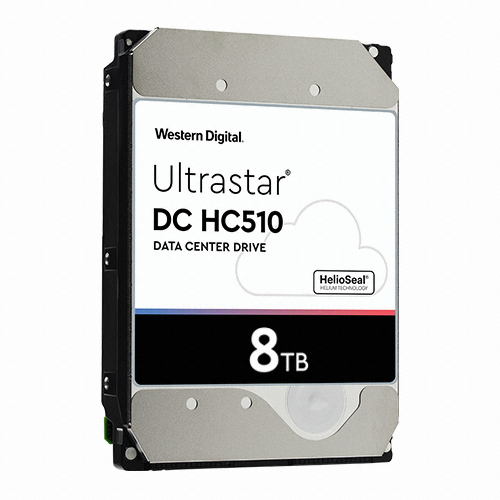 Western Digital Ultrastar DC HC510 7200/256M (8TB, HUH721008ALE600)_이미지