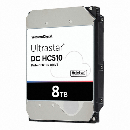 Western Digital Ultrastar DC HC510 7200/256M (8TB, HUH721008ALE600)_이미지