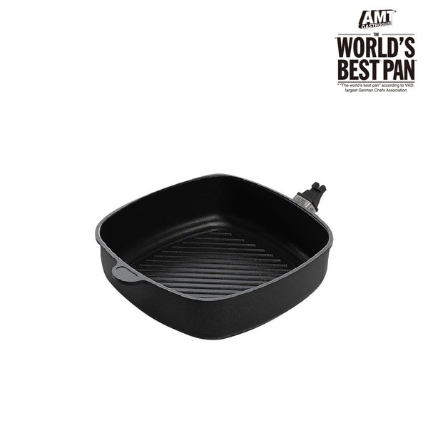 AMT  인덕션 사각 그릴팬 (손잡이 탈부착)[26cm]