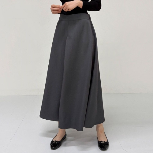 나야홍 빅사이즈 509 품격있는핀턱맥시스커트 DRAV291