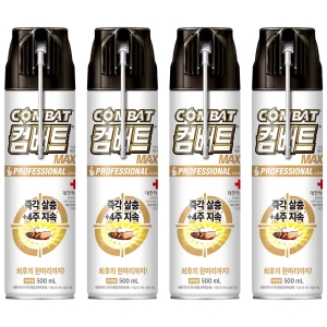 헨켈홈케어 컴배트 프로페셔널 맥스 500ml (4개)