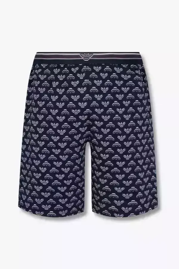 underwear 남성 이글 패턴 라운지 쇼츠 다크 블루 0815131010