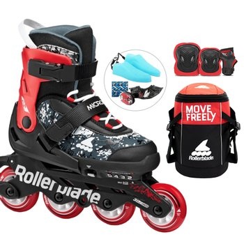 롤러블레이드 마이크로블레이드 SL 레드 (가방+보호대)_이미지
