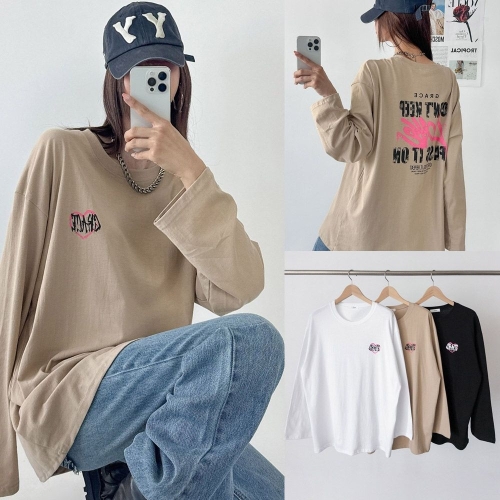 NM 그레이스러브박스티셔츠 V338H509 빅사이즈