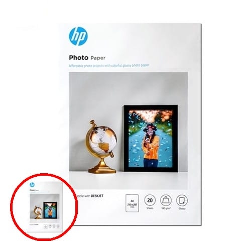 HP 9RR55A 광택 포토용지 A4 20매 180g