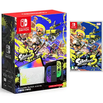 Nintendo 닌텐도 스위치 OLED 스플래툰3 에디션 1인용 게임 패키지